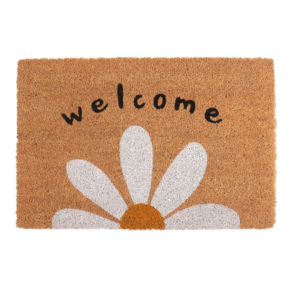 DAISY WELCOME NATURAL DOORMAT