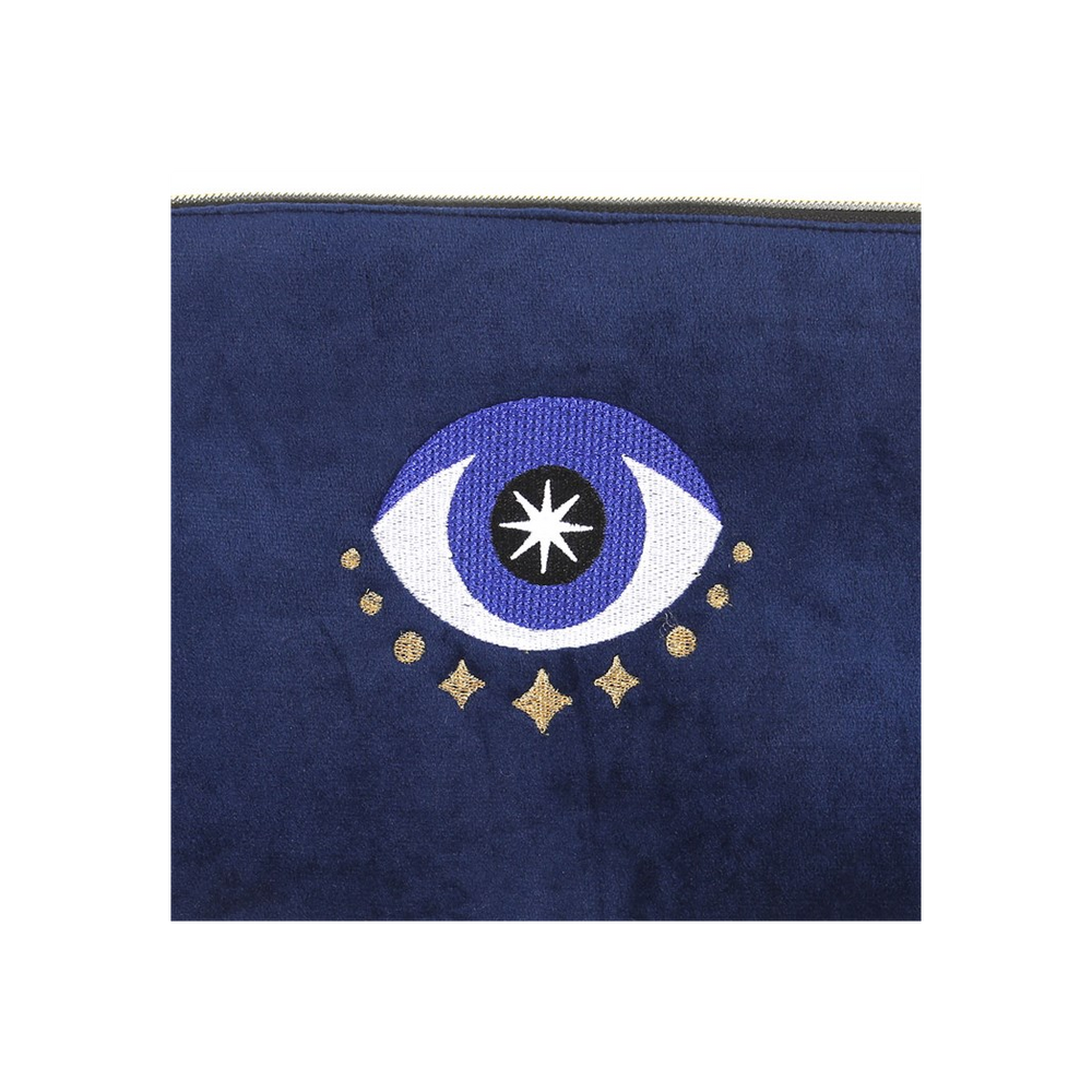 Eleanoras ALL SEEING EYE VELVET MAKE UP BAG Make Up / Wash Bags