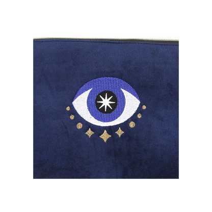 Eleanoras ALL SEEING EYE VELVET MAKE UP BAG Make Up / Wash Bags