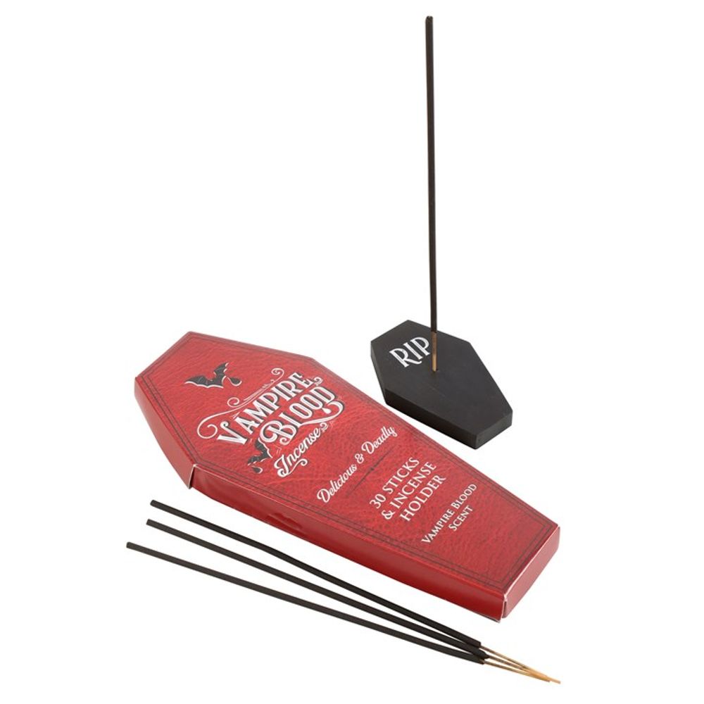 Eleanoras Vampire Blood Incense Sticks & Coffin Holder Incense Holders