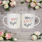 Eleanoras Mr & Mrs Set Of 2 Mugs Mugs