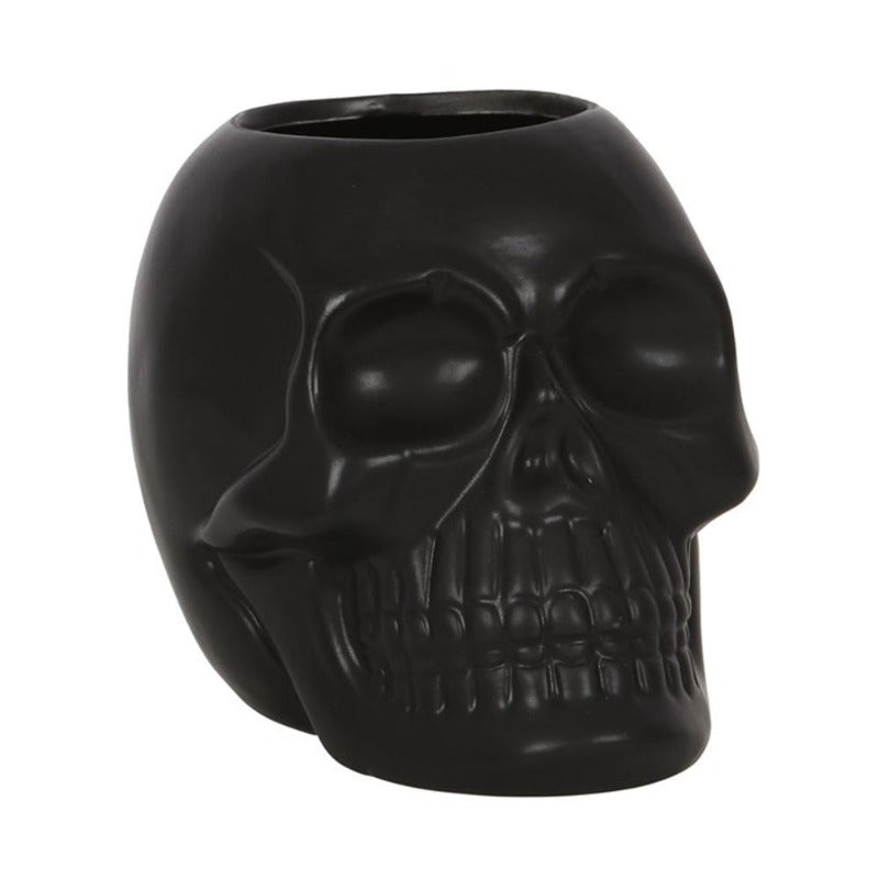 Eleanoras BLACK SKULL TOOTHBRUSH HOLDER Bathroom Accessories