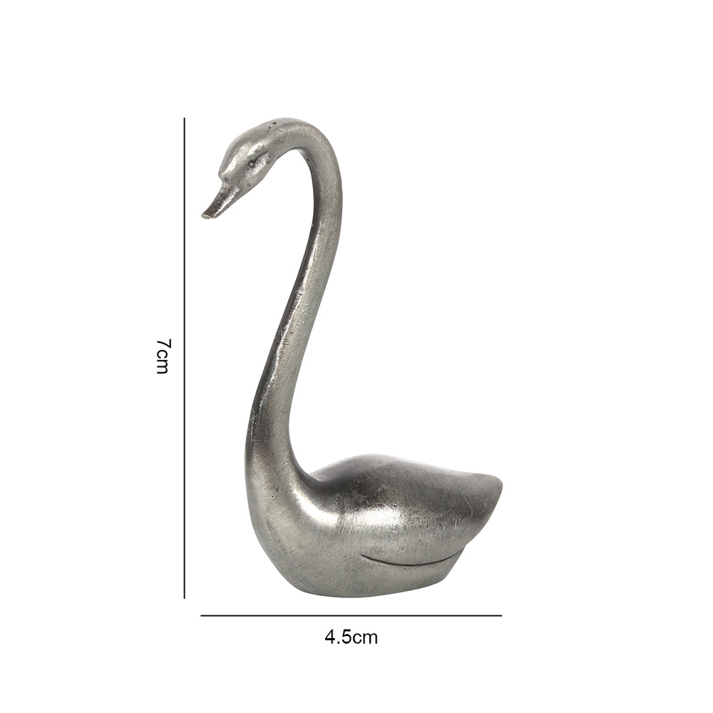 Eleanoras Metal Swan Ring Holder Jewellery Storage