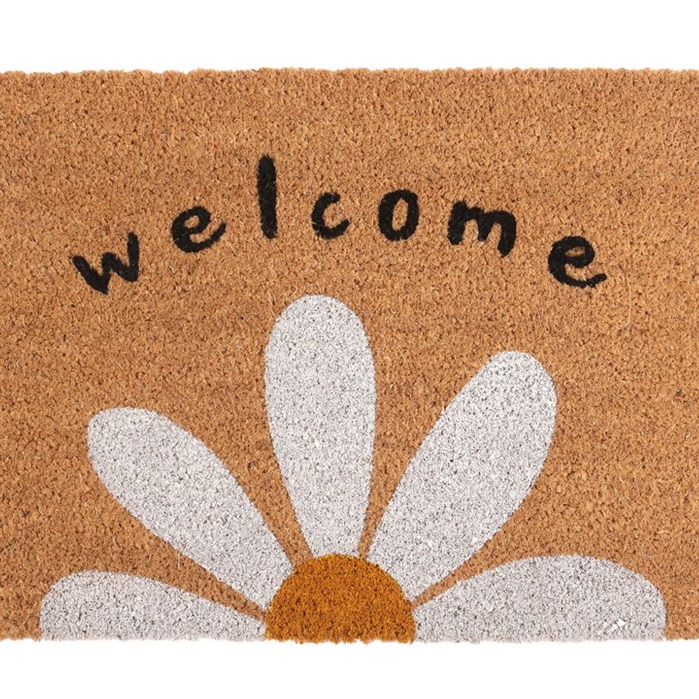 DAISY WELCOME NATURAL DOORMAT