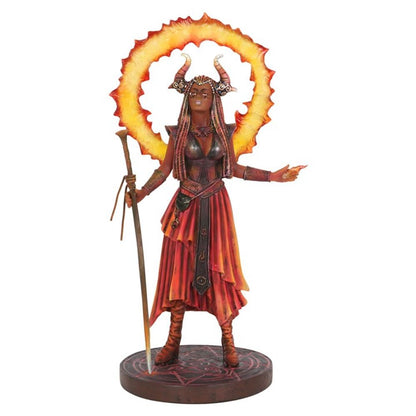 Eleanoras Fire Elemental Sorceress Figurine by Anne Stokes 