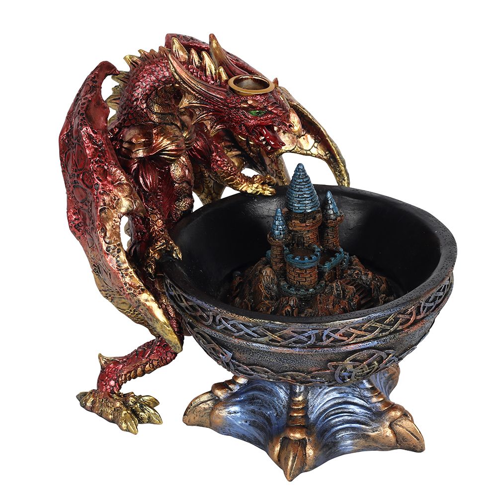 Eleanoras Large Dragon Bowl Backflow Incense Burner 