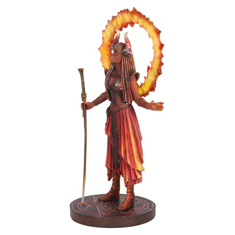 Eleanoras Fire Elemental Sorceress Figurine by Anne Stokes 