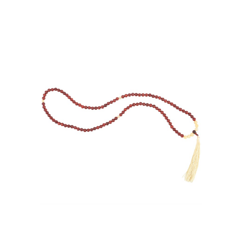 Eleanoras Self Confidence Rosewood & Yellow Jasper Mallah Necklace Necklaces