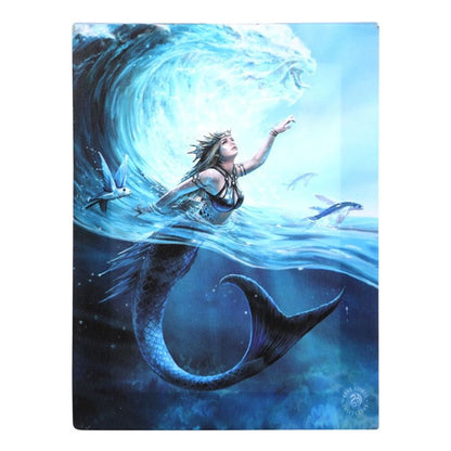 Eleanoras WATER ELEMENT SORCERESS CANVAS PLAQUE BY ANNE STOKES Canvases