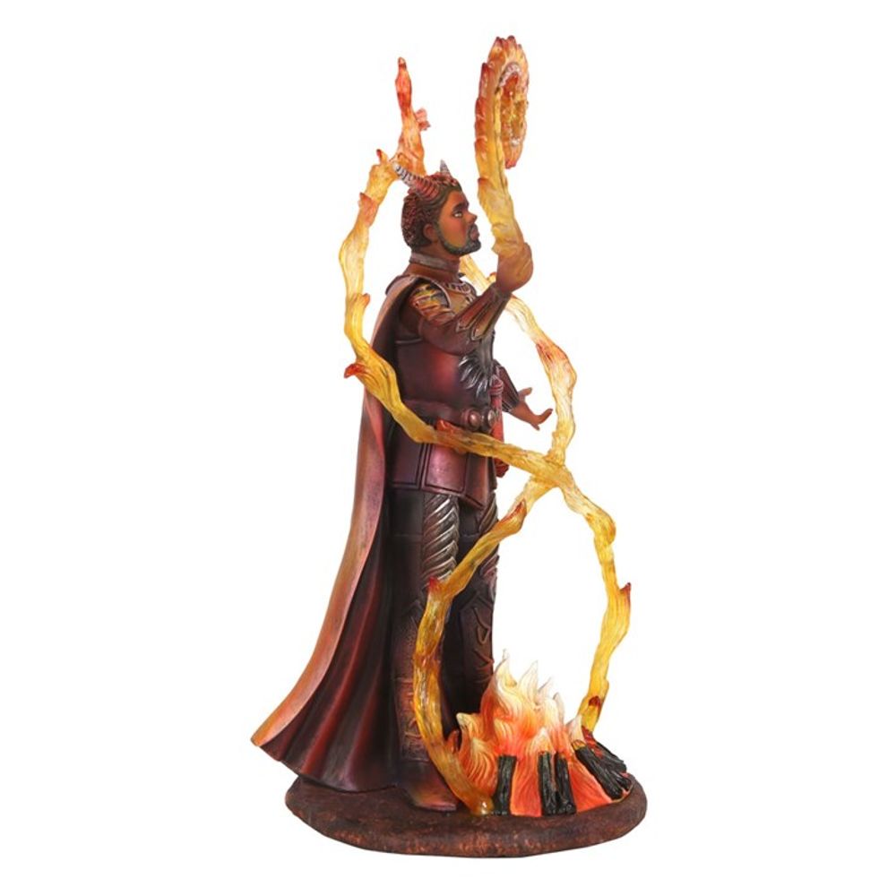 Eleanoras Fire Elemental Wizard Figurine by Anne Stokes 