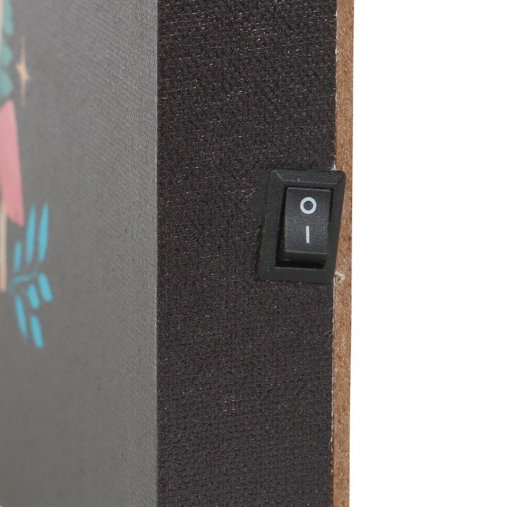 Eleanoras Forest Mushroom Light Up Canvas Plaque Canvases