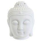 Eleanoras White Buddha Head Oil Burner Oil Burners