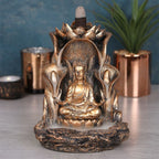Eleanoras BRONZE BUDDHA BACKFLOW INCENSE BURNER Backflow Burners