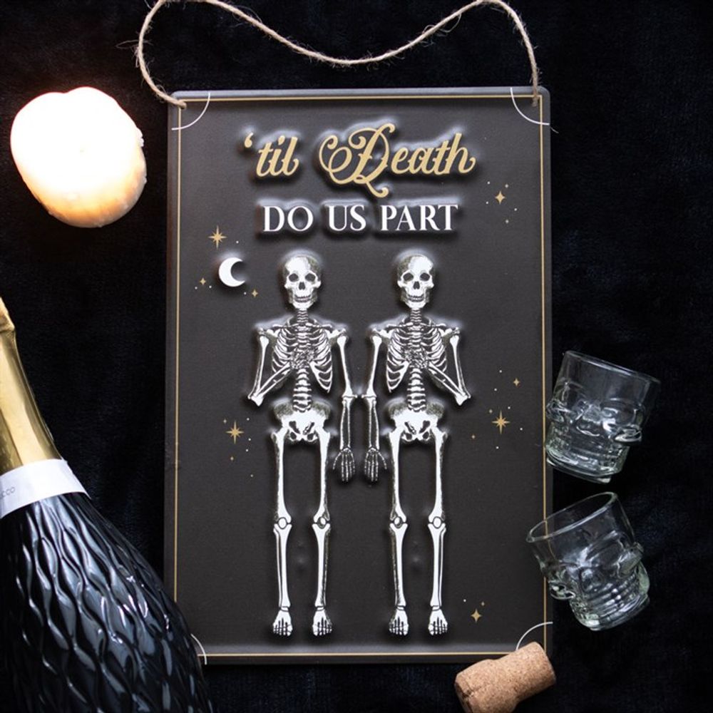 Eleanoras TILL DEATH DO US PART SIGN Signs & Plaques