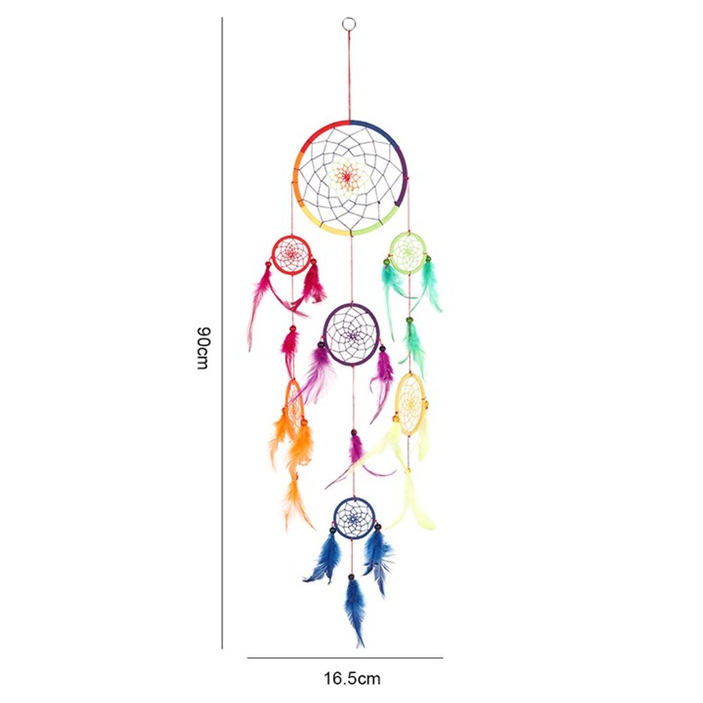 Eleanoras Multi Rainbow Dreamcatcher Dreamcatchers