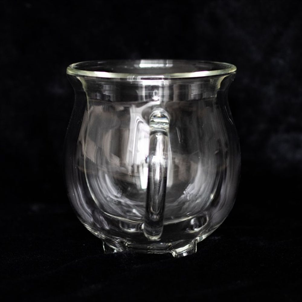 Eleanoras DOUBLE WALLED CLEAR GLASS CAULDRON MUG Mugs