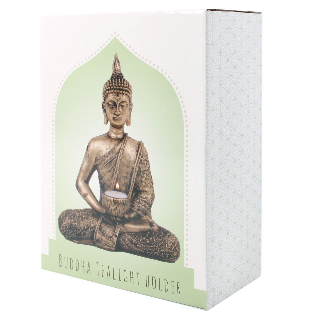 Eleanoras Sitting Thai Buddha Tealight Holder Candle Holders