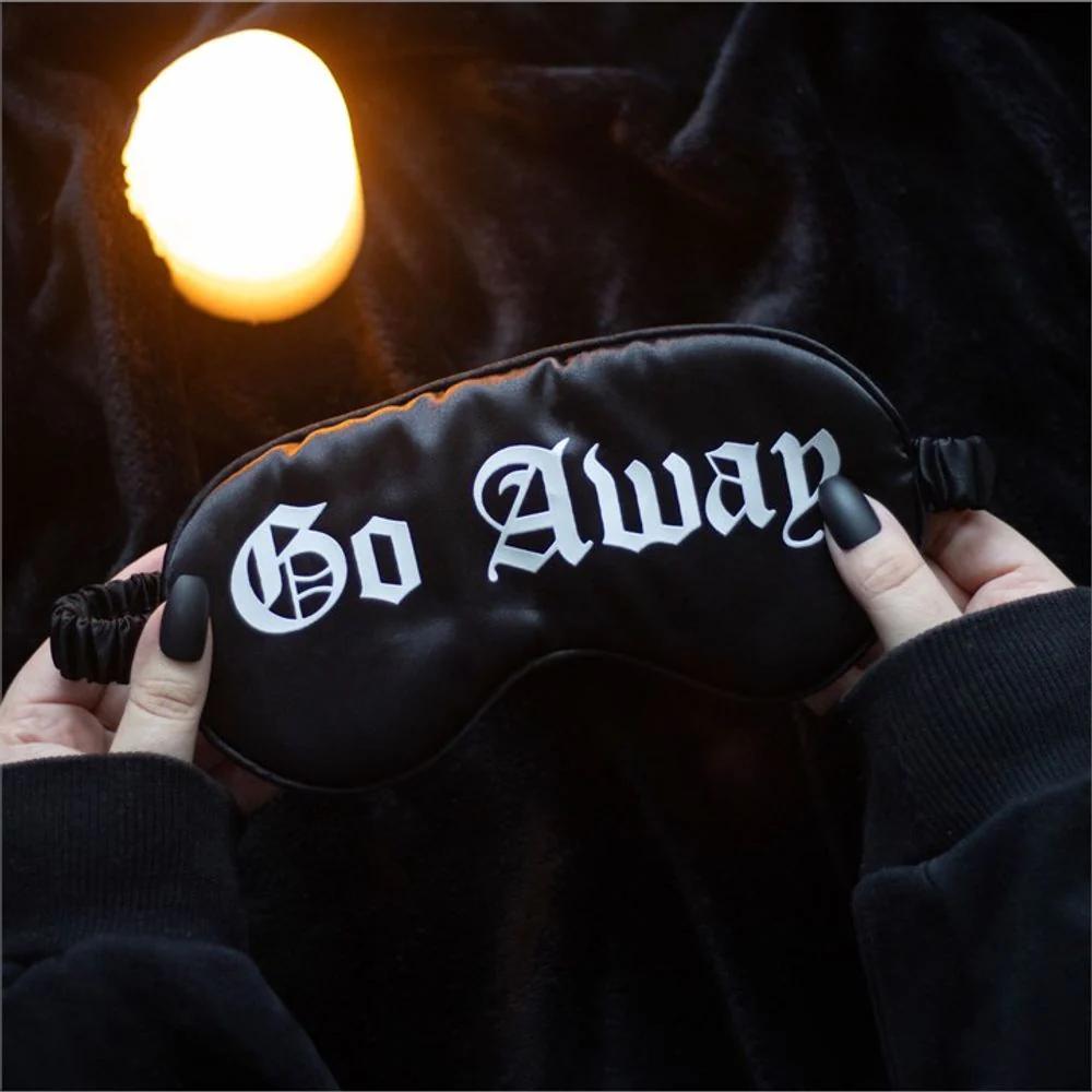 Eleanoras GO AWAY GOTHIC SATIN SLEEP MASK 