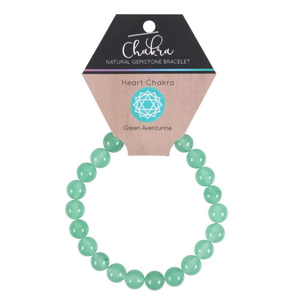 Eleanoras Heart Chakra Green Aventurine Gemstone Bracelet JEWELLERY