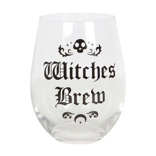 WITCHES BREW STEMLESS WINE GLASS GLASSWARE from Eleanoras