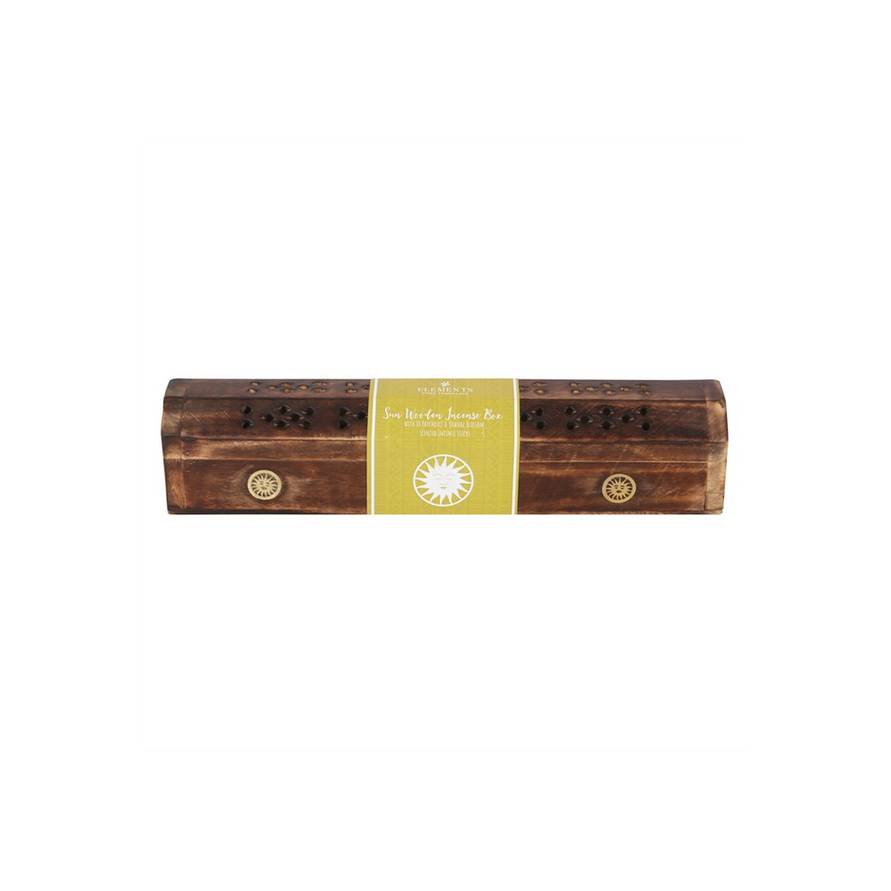 Eleanoras SUN WOODEN PATCHOULI & ORANGE INCENSE BOX SET Incense Sticks & Holders