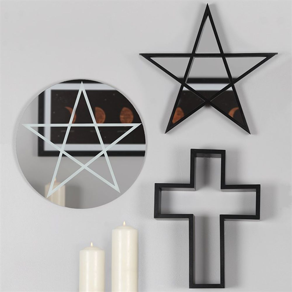 Eleanoras Round Pentagram Mirror 