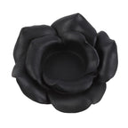 Eleanoras Black Rose Resin Tealight Candle Holder Candle Holders