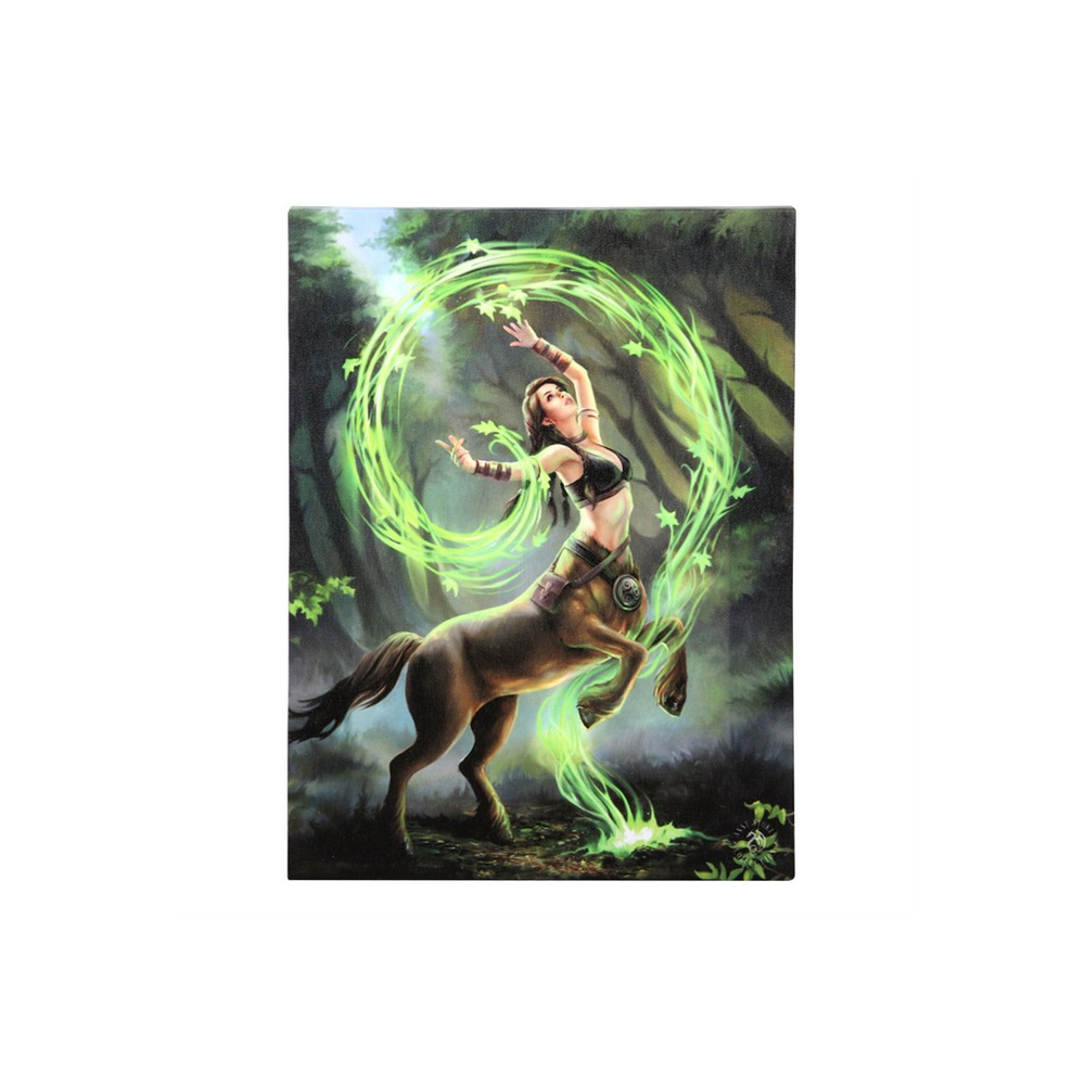 Eleanoras EARTH ELEMENT SORCERESS CANVAS PLAQUE BY ANNE STOKES Canvases