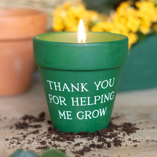 Thank You for Helping Me Grow Citronella Candle Candles from Eleanoras