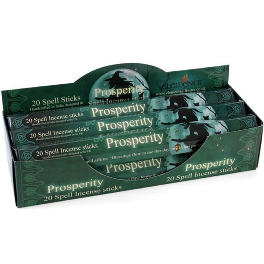 Set of 6 Packets of Prosperity Spell Incense Sticks by Lisa Parker  from Eleanoras