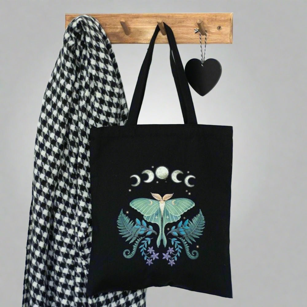 Eleanoras Luna Moth Tote Bag Totes & Shopping Bags