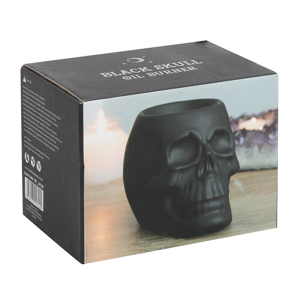 Eleanoras BLACK SKULL OIL BURNER Oil Burners