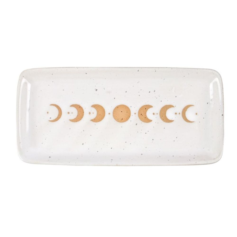 Eleanoras Moon Phase Ceramic Trinket Tray Jewellery Storage