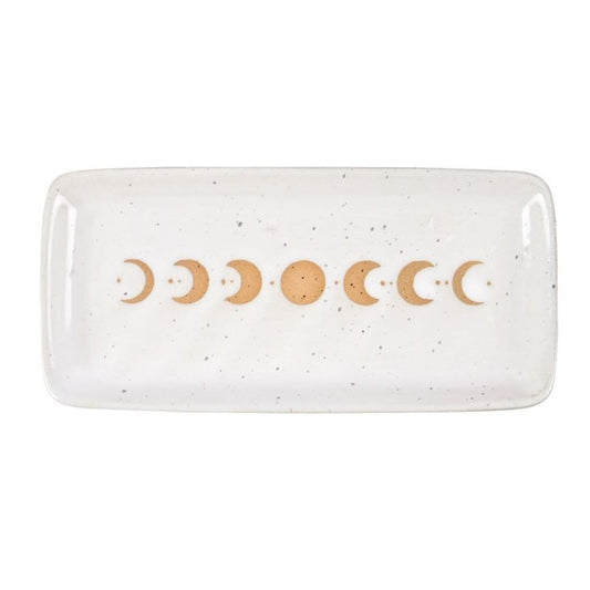 Eleanoras Moon Phase Ceramic Trinket Tray Jewellery Storage