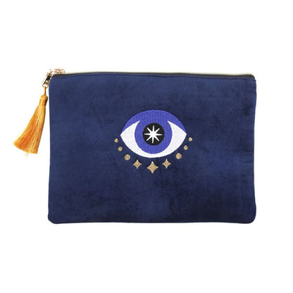 Eleanoras ALL SEEING EYE VELVET MAKE UP BAG Make Up / Wash Bags