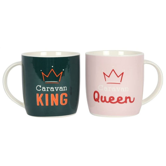 CARAVAN KING & QUEEN MUG SET MUGS from Eleanoras