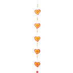 Eleanoras Red/Yellow String Of Hearts 