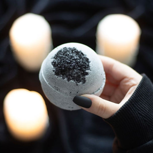 Eleanoras DARK DEPTHS BLACK CHARCOAL BATH BOMB 