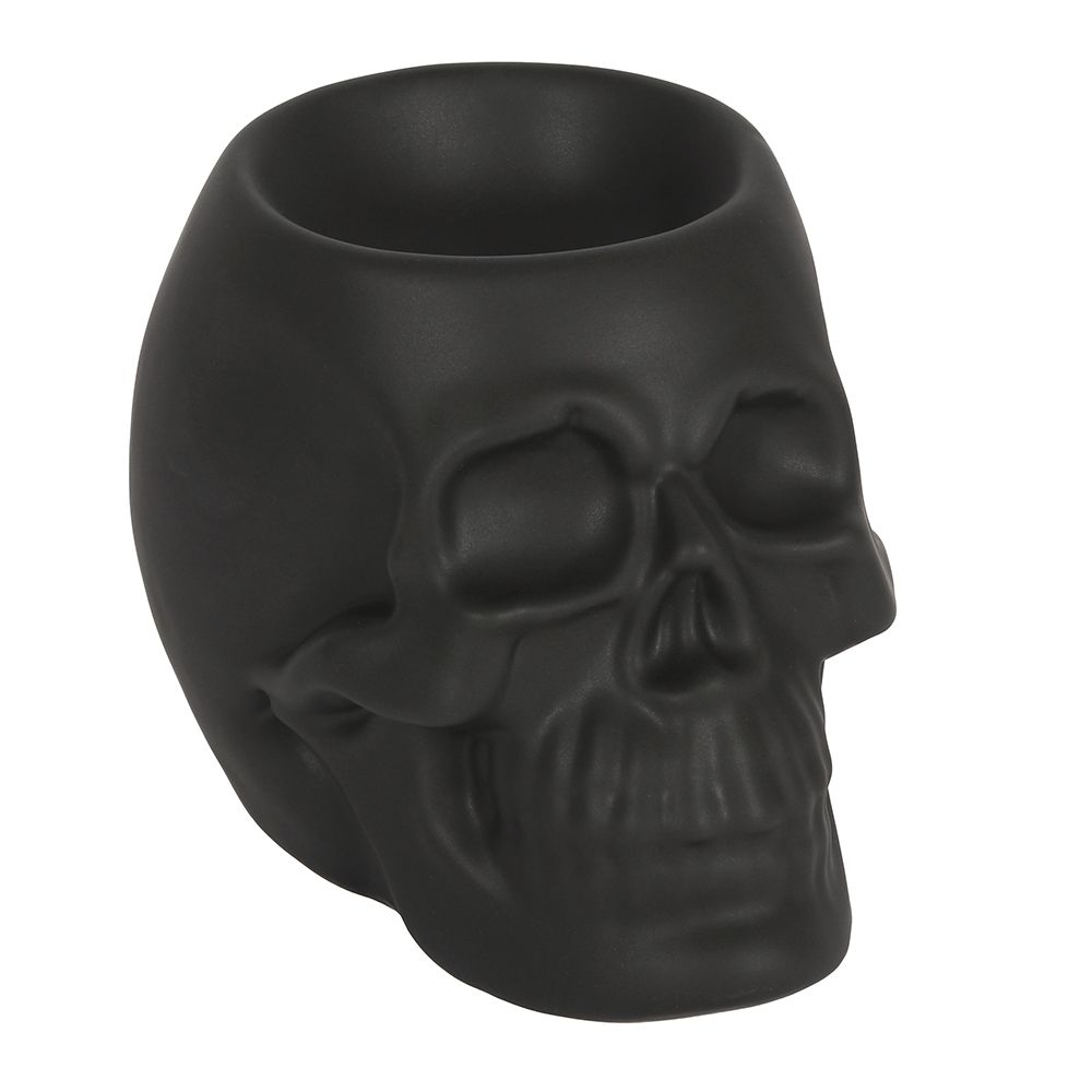 Eleanoras Black Skull Oil Burner Oil Burners