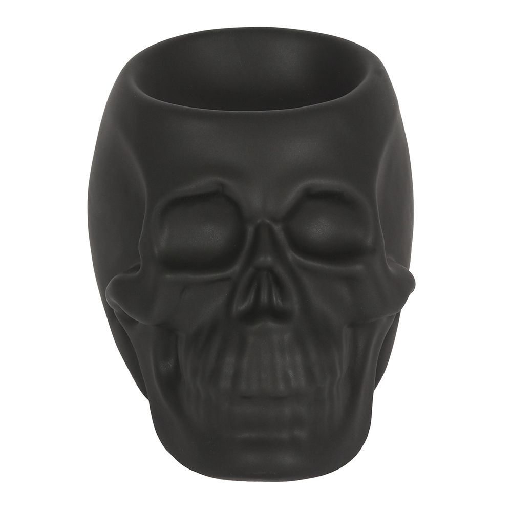 Eleanoras Black Skull Oil Burner Oil Burners