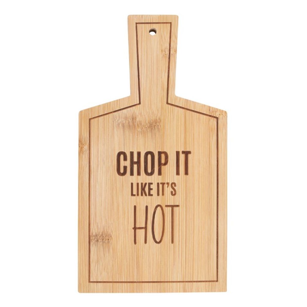 CHOP IT LIKE IT'S HOT BAMBOO SERVING BOARD