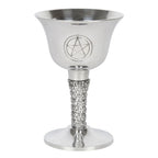 Eleanoras Silver Metal Pentagram Chalice 