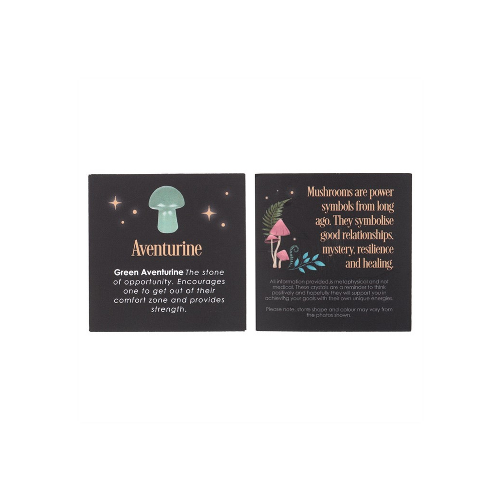 Eleanoras Magical Adventurine Crystal Mushroom Crystals