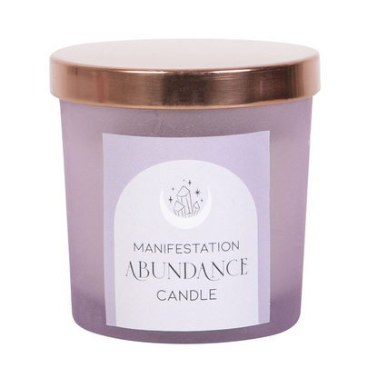 ABUNDANCE FRENCH LAVENDER CRYSTAL CHIP CANDLE CANDLES from Eleanoras