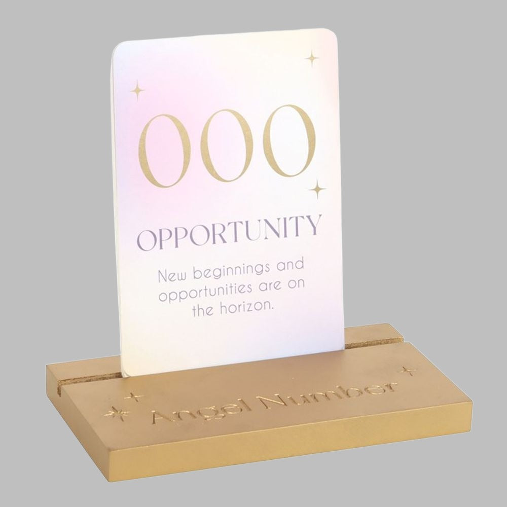 Eleanoras Angel Number Affirmation Cards With Stand Affirmation Cards