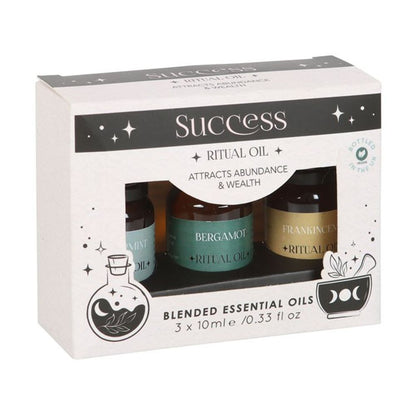 Eleanoras SUCCESS SET OF 3 RITUAL BLENDED ESSENTIAL OILS Essential Oils