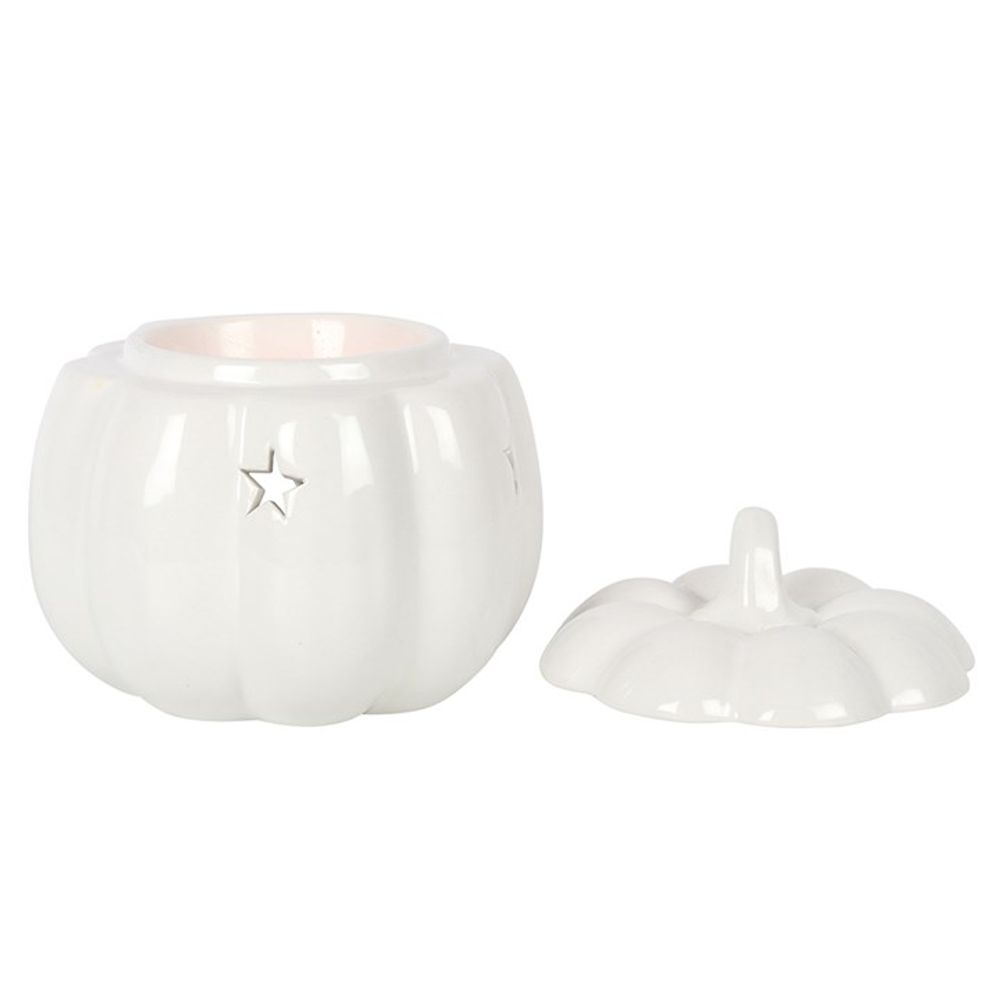 WHITE PUMPKIN OIL BURNER