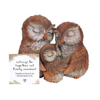 OWL-WAYS BE TOGETHER OWL FAMILY ORNAMENT