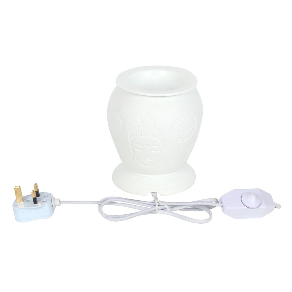 BUDDHA WHITE CERAMIC ELECTRIC OIL BURNER