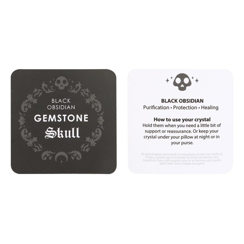 Eleanoras Black Obsidian Crystal Skull Crystals